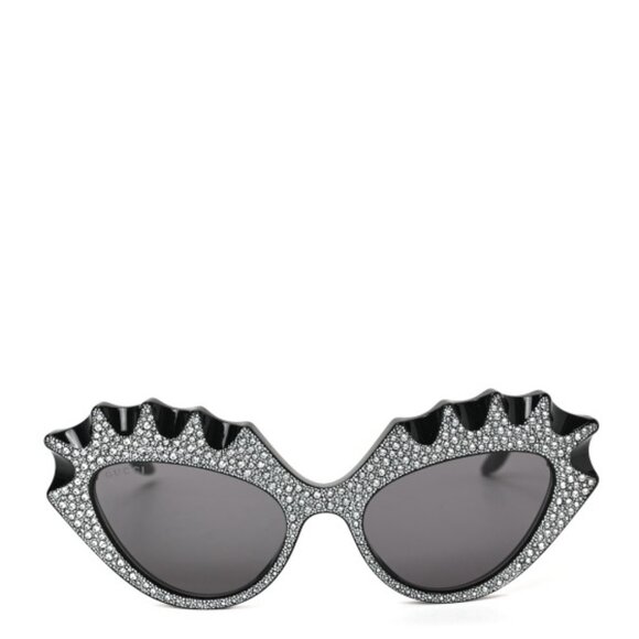Gucci Cat-Eye Frame Hollywood Forever Crystal Sunglasses GG0781S - Picture 4 of 8